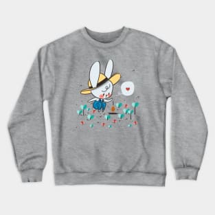 Garden Bunny Crewneck Sweatshirt